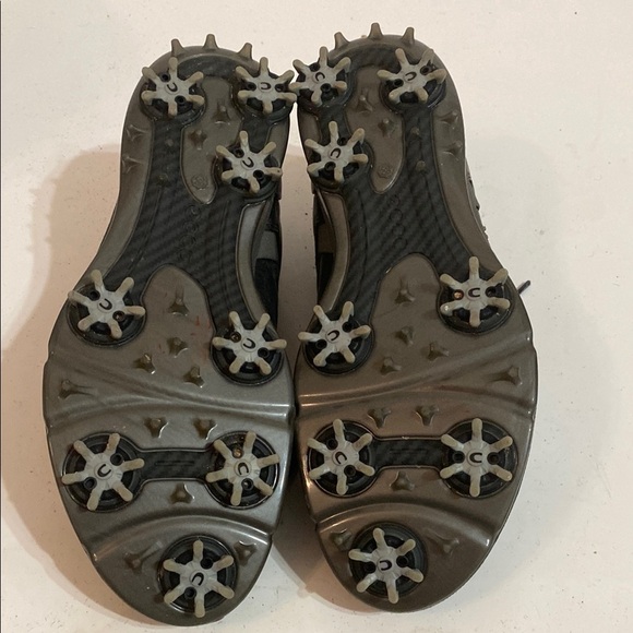 Ecco Men's Black Golf Shoes Size 7.5 (38) - Picture 8 of 12